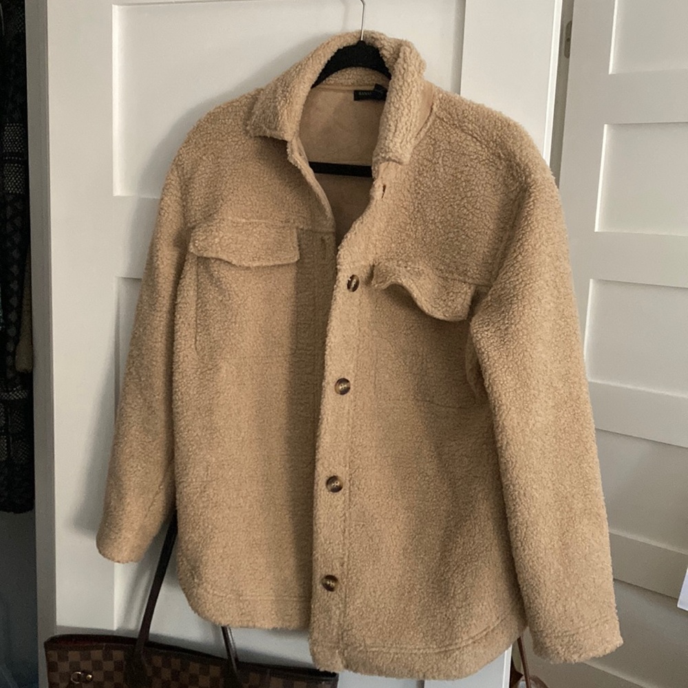 Banana republic factory teddy coat